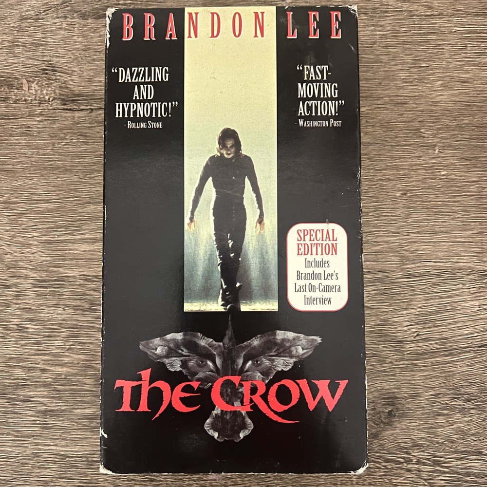 The Crow Special Edition VHS Tape